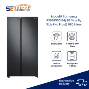 Samsung RS62R5001B4/SG Side By Side (No Frost) 680 Liters