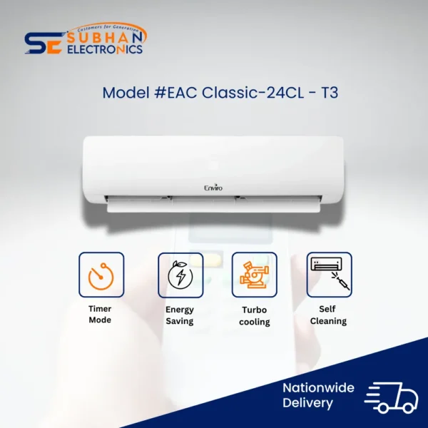 Enviro EAC Classic-24CL - T3 – DC Inverter H&C 2 Ton AC (2024)