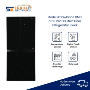 Dawlance DMD 7950 INV GD Multi Door Refrigerator Black