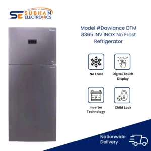 Dawlance DTM 8365 INV INOX No Frost Refrigerator