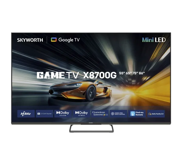 SKYWORTH 75X8700G-QLED Mini LED Google TV