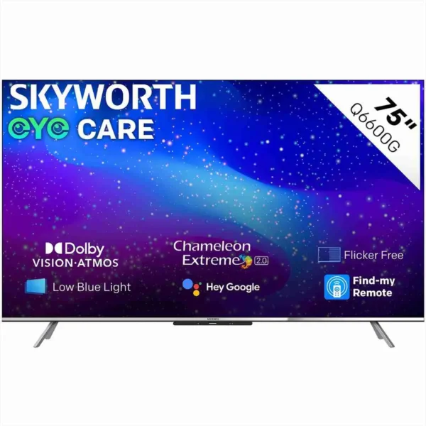 Skyworth 75Q6600G-QLED 4K Smart Google TV