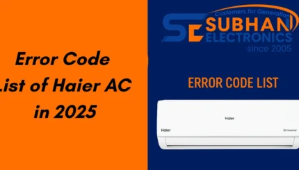 Complete Haier AC Error Code List: Troubleshooting Made Easy