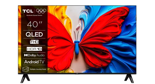 TCL 40 Inch QLED 40S59K (2025) Full HD Android Smart TV